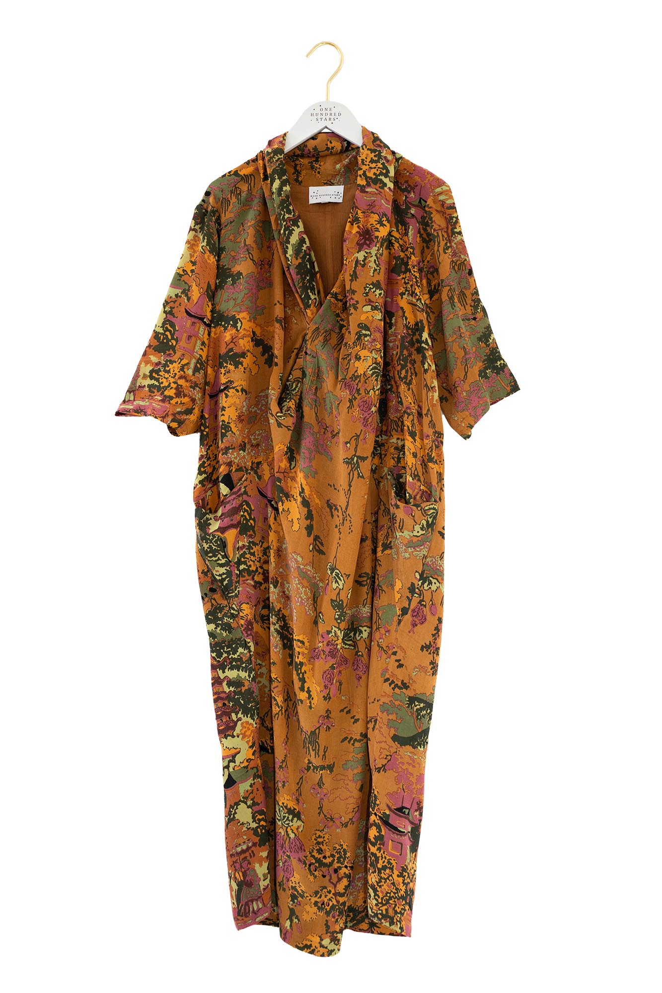 Rachel Dress China Tree Cigar