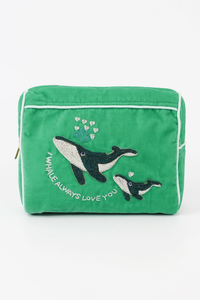 "I Whale Always Love You" Make Up Bag